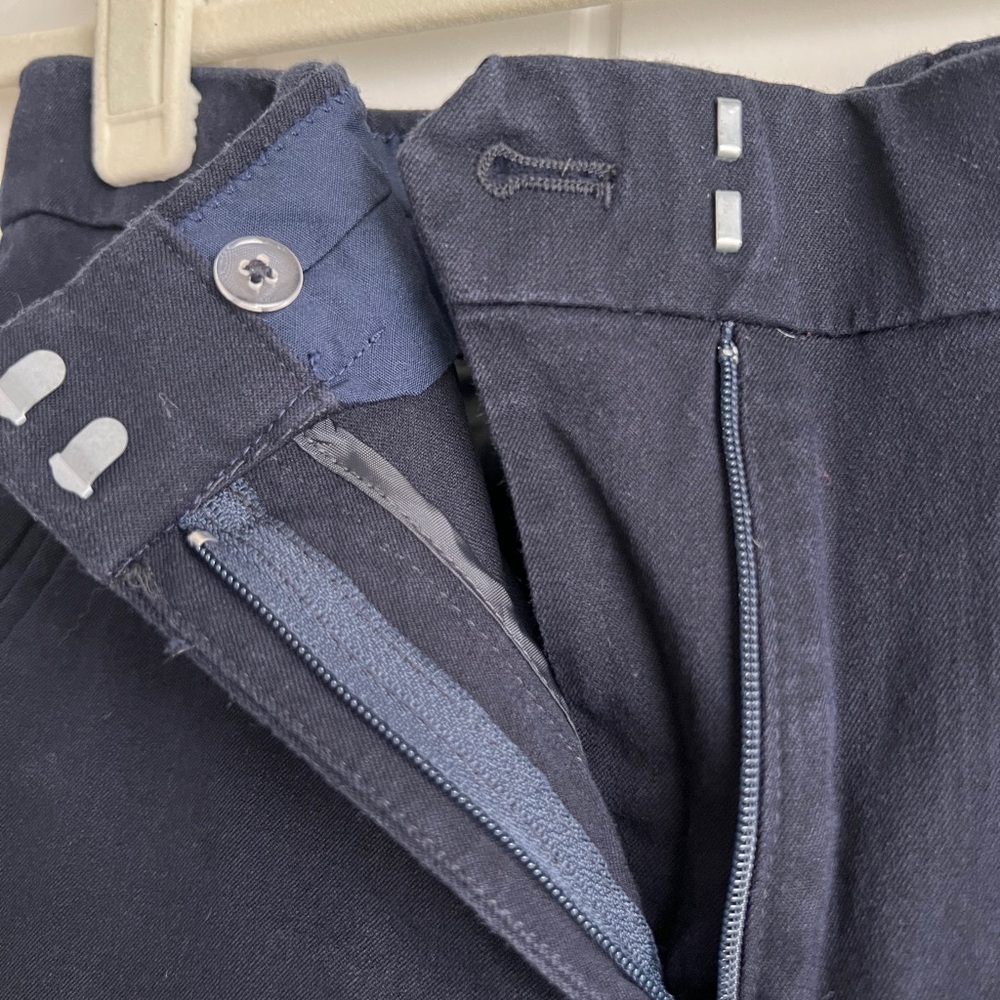 J.Crew Dark Blue Stretch Trousers - Picture 3 of 6